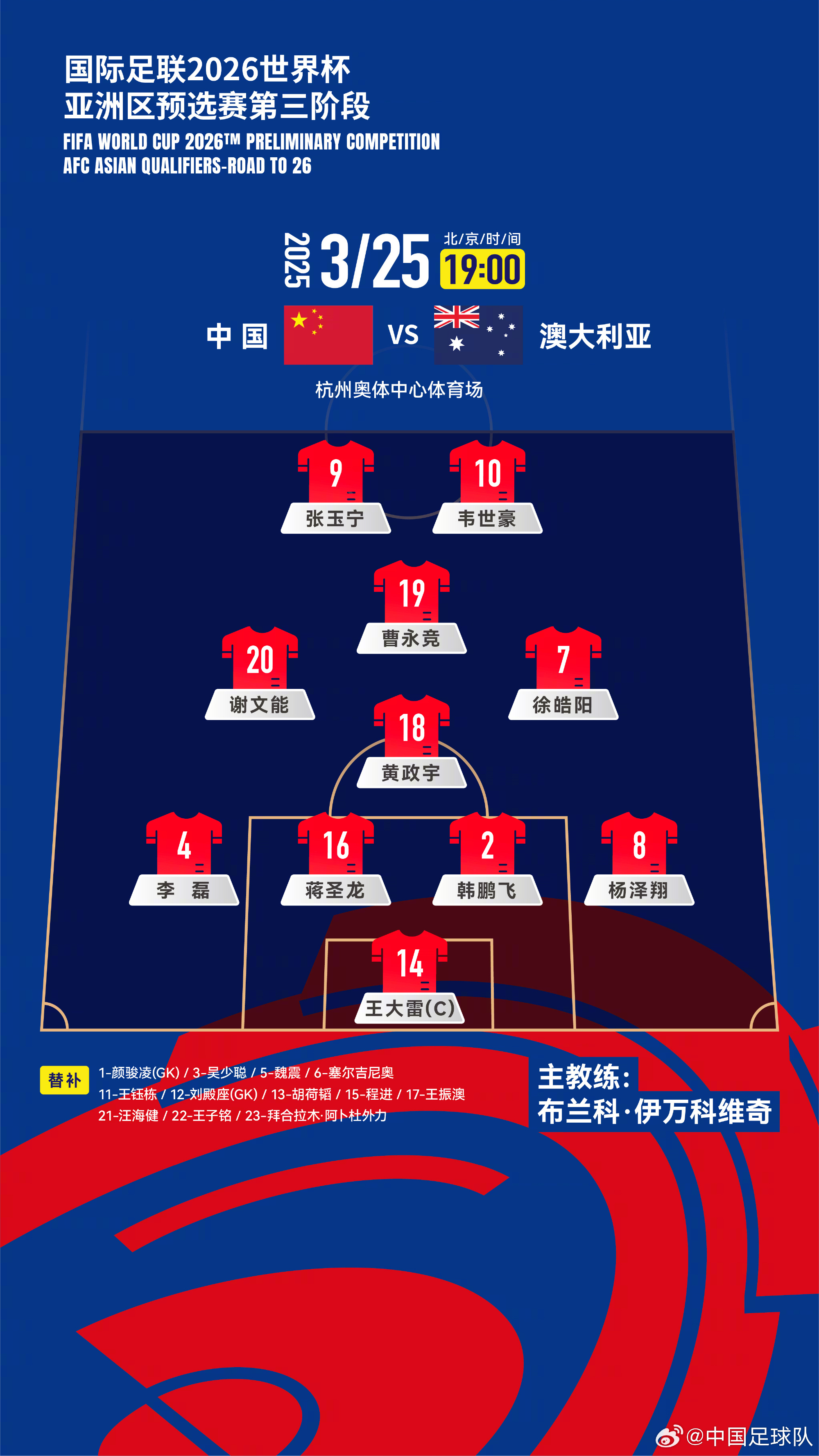 遭伊萬詬??！國足首發(fā)11人聯(lián)賽出場：僅4人鐵主力，楊澤翔0出場