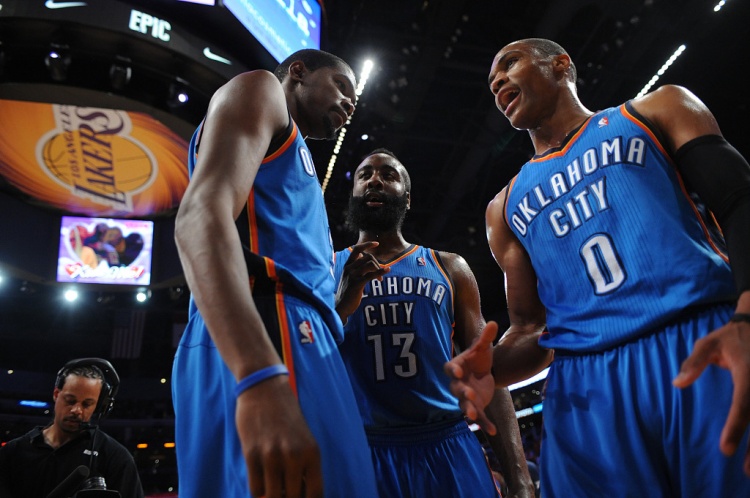 雷霆三少得分全部進入歷史前20！他們是NBA歷史最大的如果嗎？